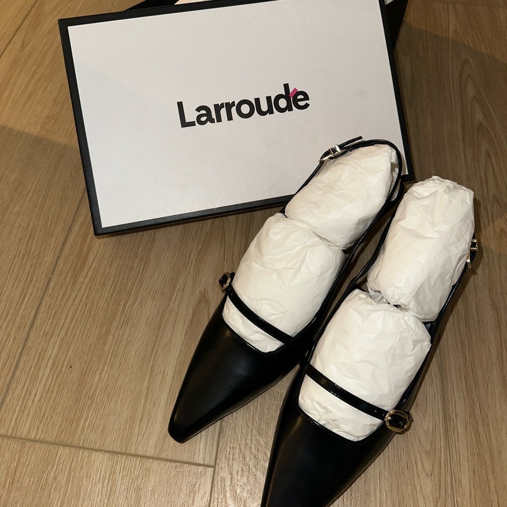 NEVER WORN OR USED. BRAND NEW. Larroude Ines pumps.